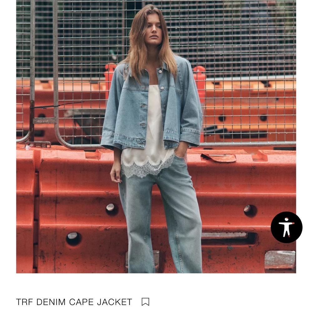 Zara Light Blue Denim Jacket